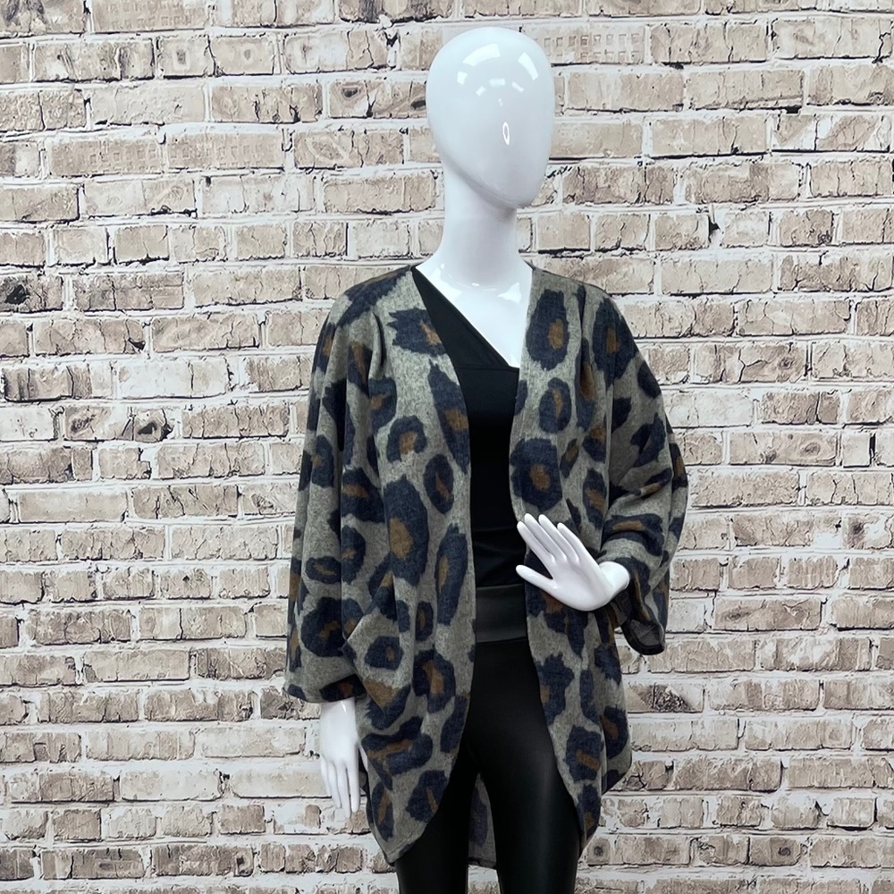 LEOPARD CARDIGAN -GORGEOUS